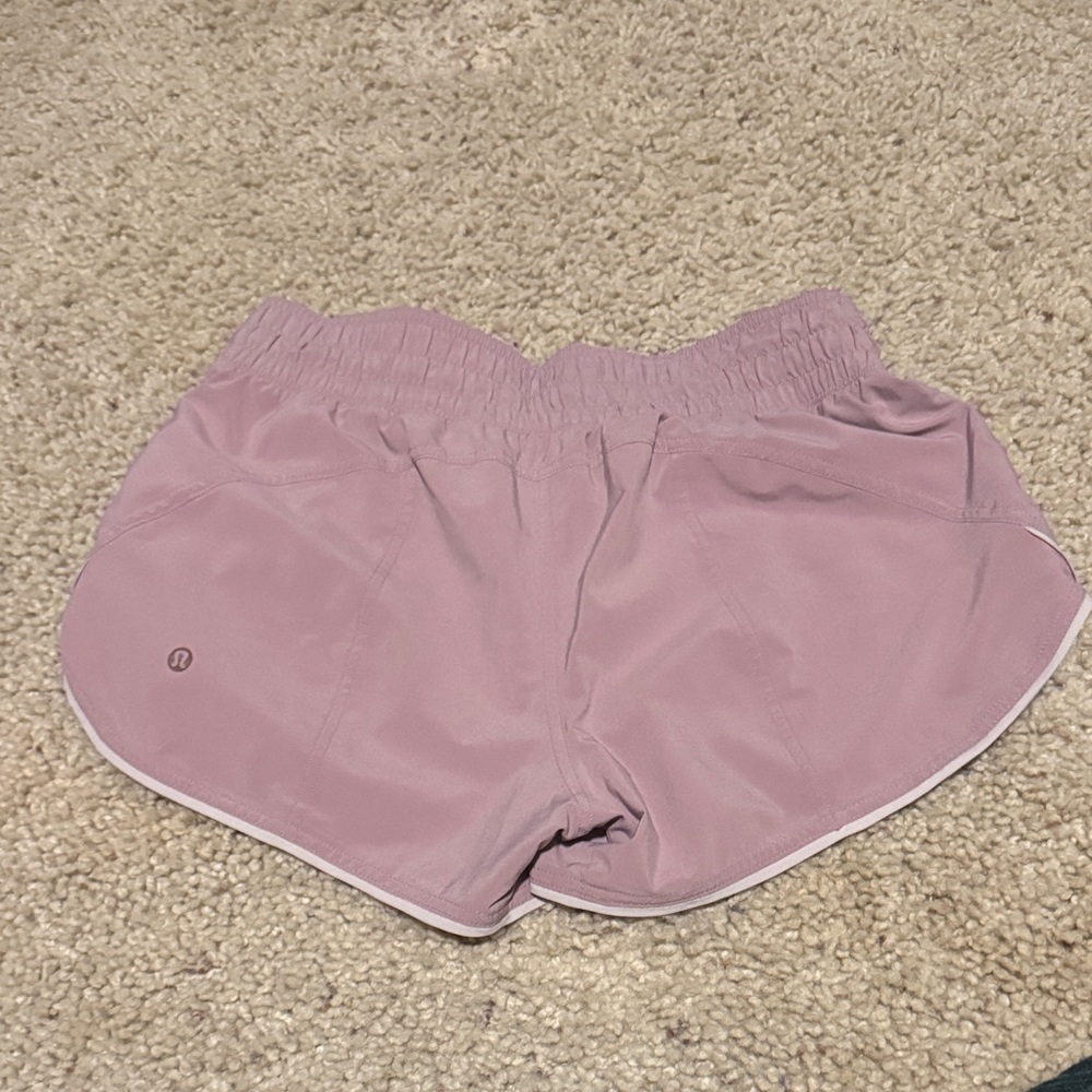 lululemon pink reversible shorts